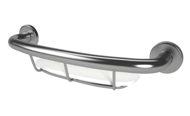 Shampoo shelf grab bar (Polished, Brushed, Bronze, Matte Black, Brushed Gold)