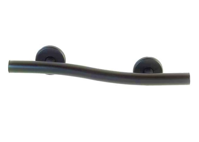 Wave bar grab bar. (18", 24",36")(Polished, Brushed, Bronze, Matte Black)