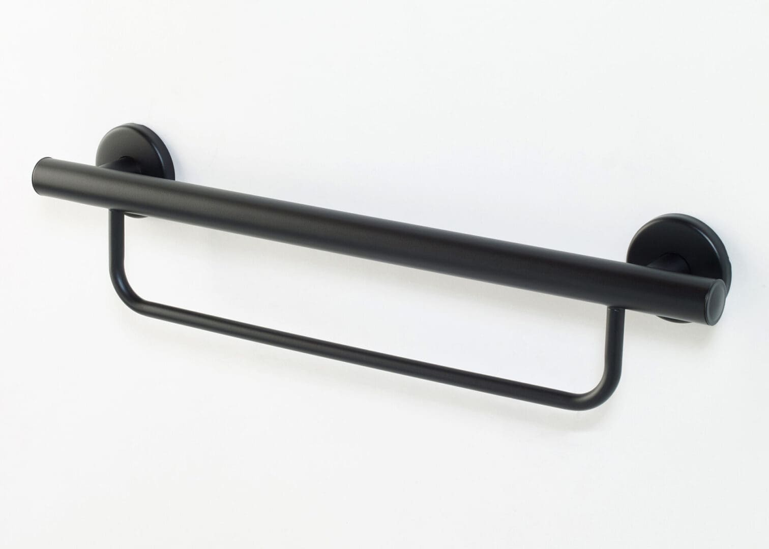 Linear grab bar with towel bar (Polished, Brushed, Bronze, Matte Black, Brushed Gold)