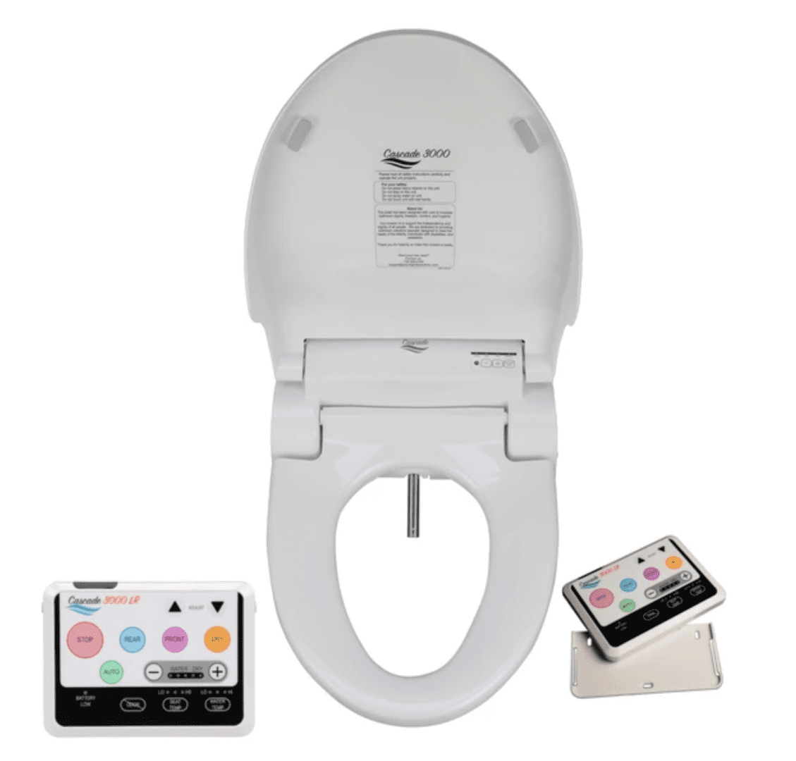Cascade 3000 bidet seat (ROUND)