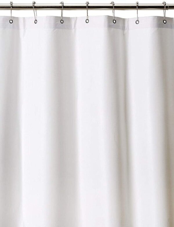 Triple layer vinyl shower curtain