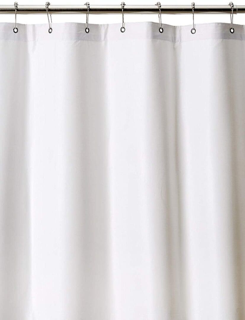 Triple layer vinyl shower curtain