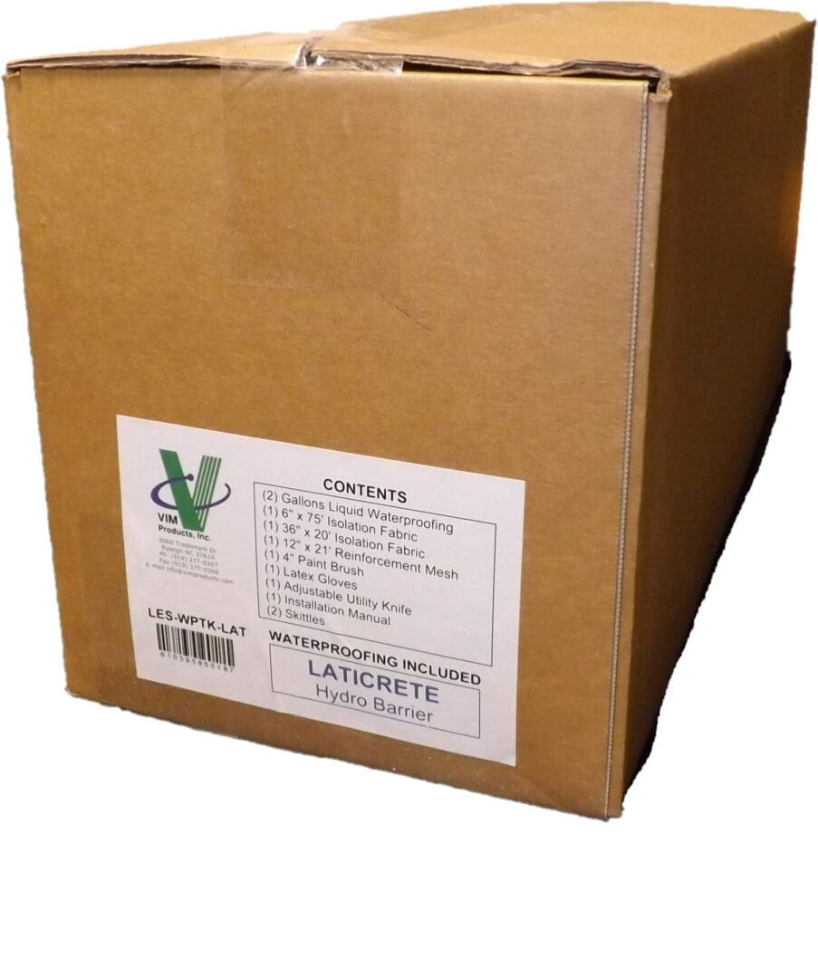 Laticrete water proofing kit