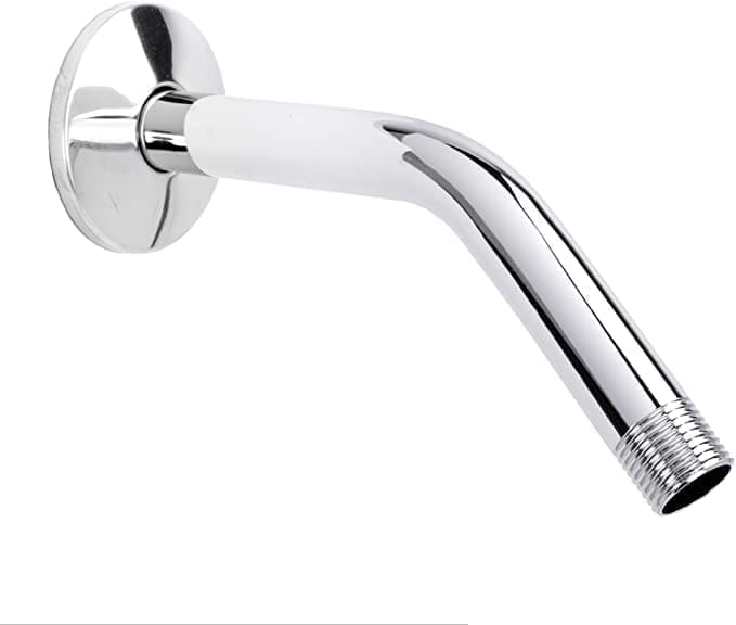 Polished shower arm and flange