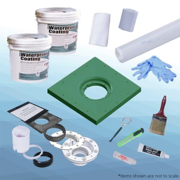 14 x 14 Level entry shower pan only