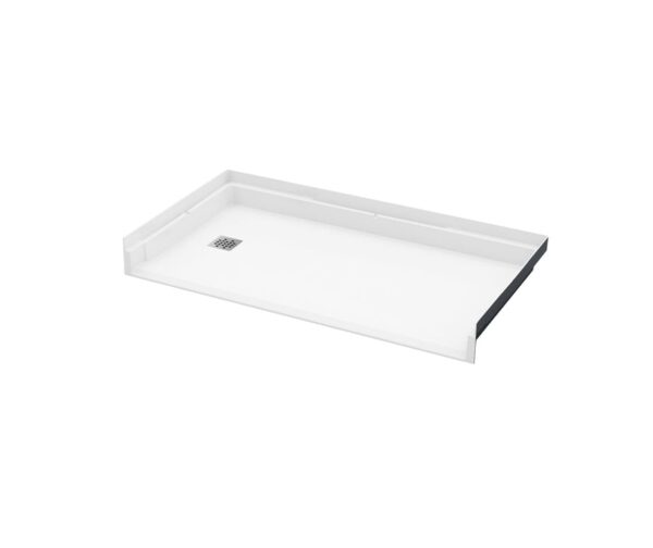 60 x 32" White RBX barrier-free shower pan with left or right hand drain.