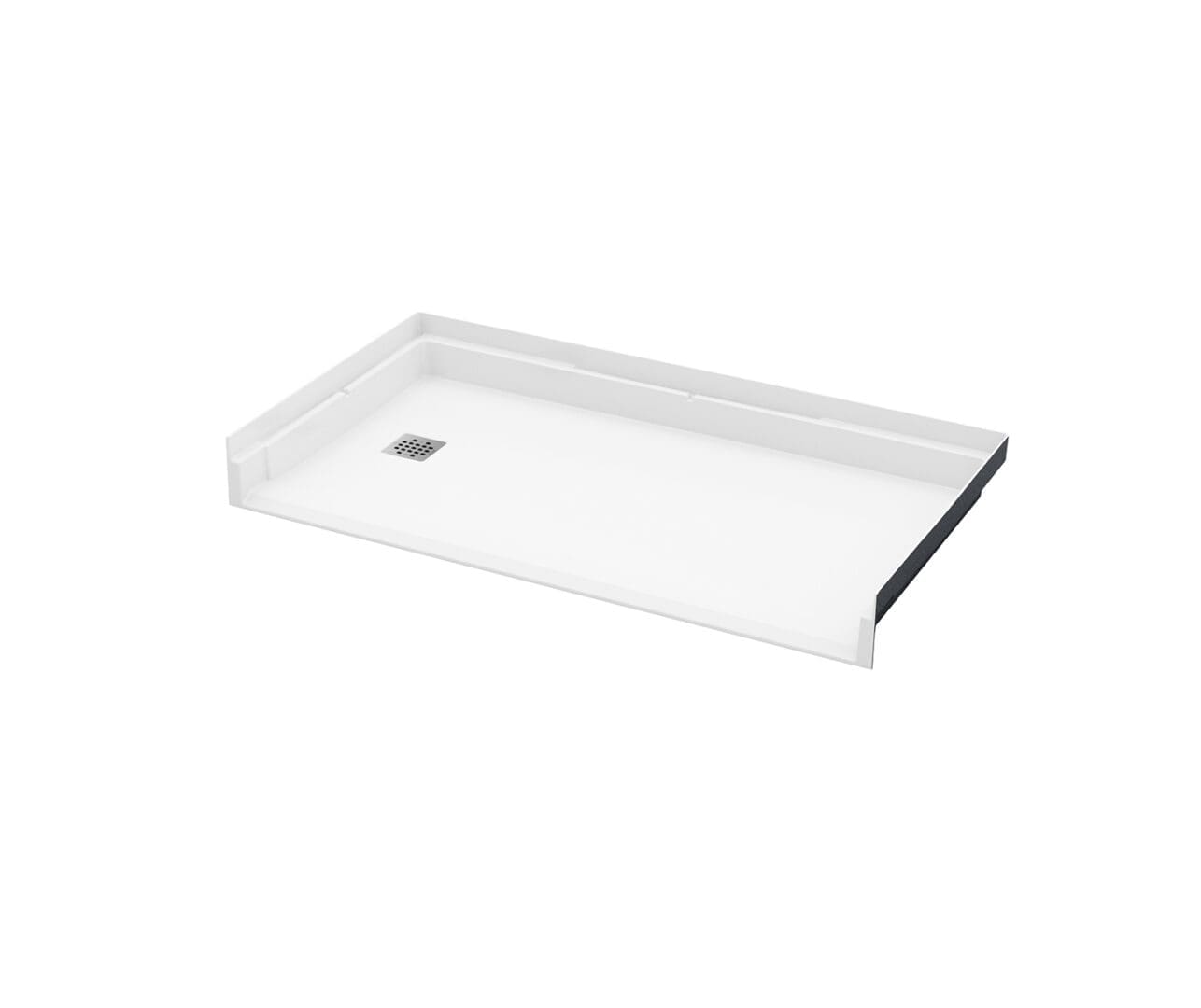 60 x 32" White RBX barrier-free shower pan with left or right hand drain.