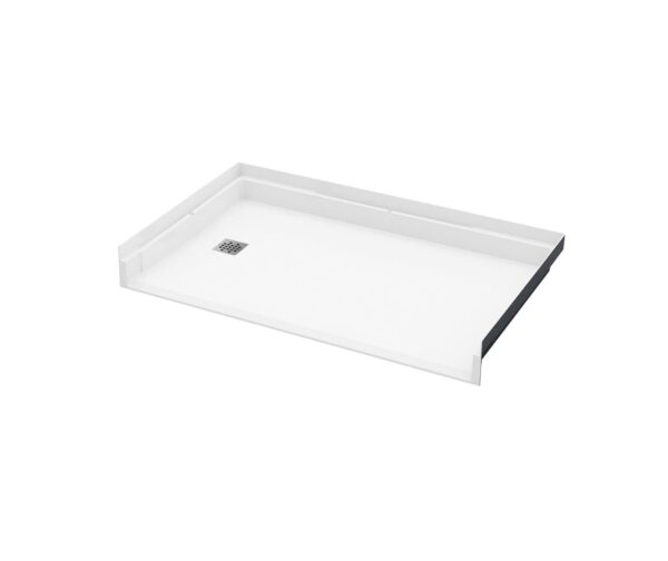 60 x 36" White RBX barrier-free shower pan with left or right hand drain.