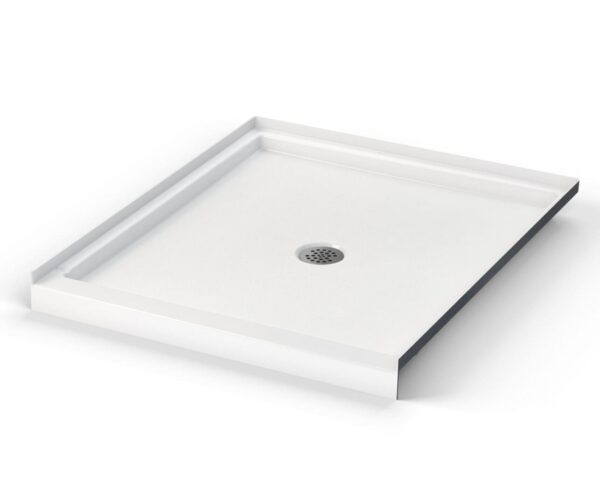36 x 42 " Low-threshold shower base with center drain