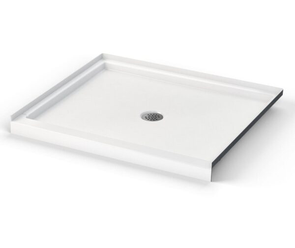 42 x 36 " Low-threshold shower base with center drain
