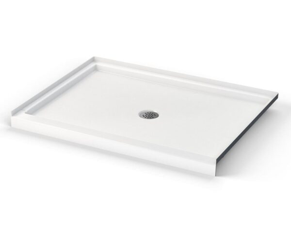 48 x 36 " Low-threshold shower base with center drain
