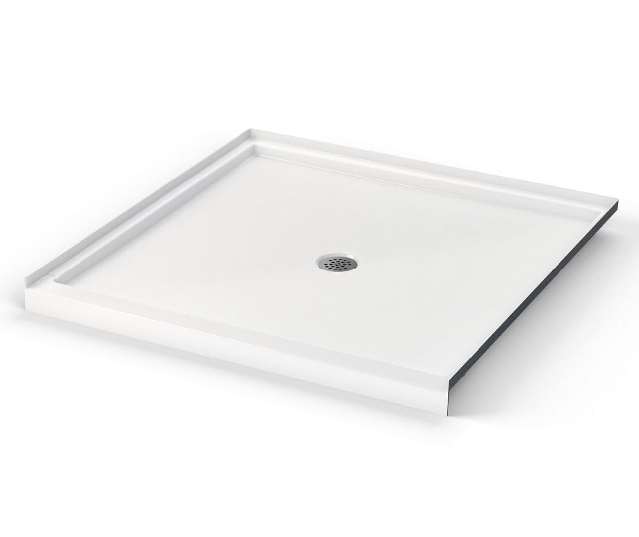 SB-48X48.jpg 48 x 48 " Low-threshold shower base with center drain