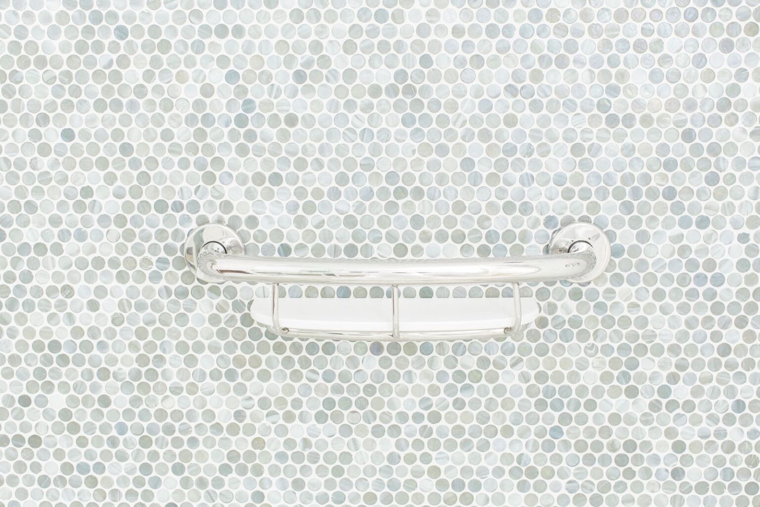 Shampoo shelf grab bar (Polished, Brushed, Bronze, Matte Black, Brushed Gold)