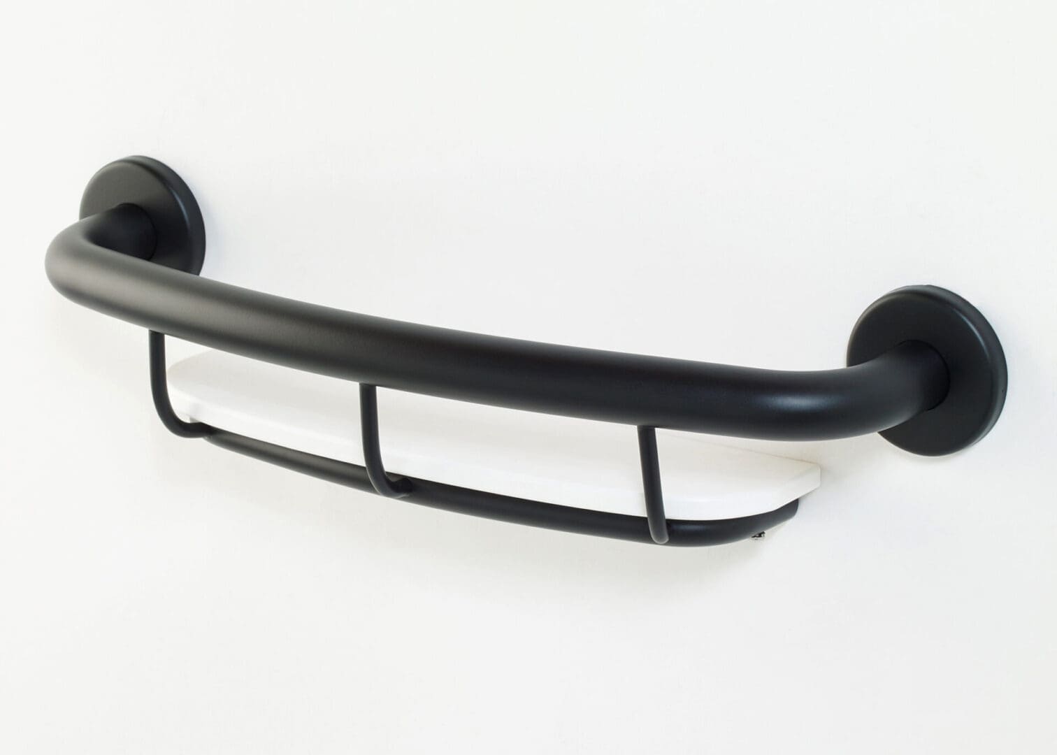 Shampoo shelf grab bar (Polished, Brushed, Bronze, Matte Black, Brushed Gold)