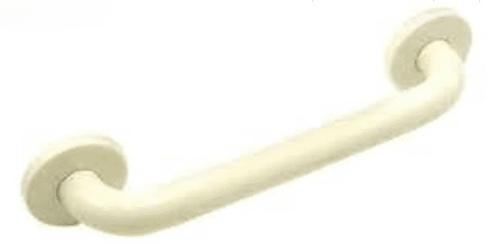 Biscuit Warm-To-Touch grab bar. Available sizes: 12", 16", 18", 24", 30", 36", 42", 48".