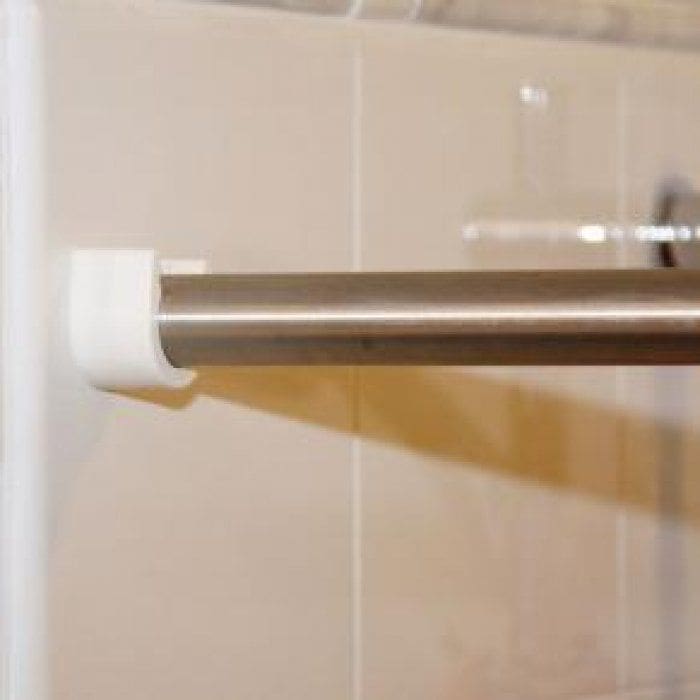 Curtain rod cup holders