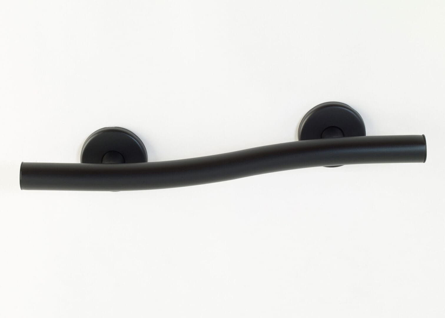 Wave bar grab bar. (18", 24",36")(Polished, Brushed, Bronze, Matte Black)