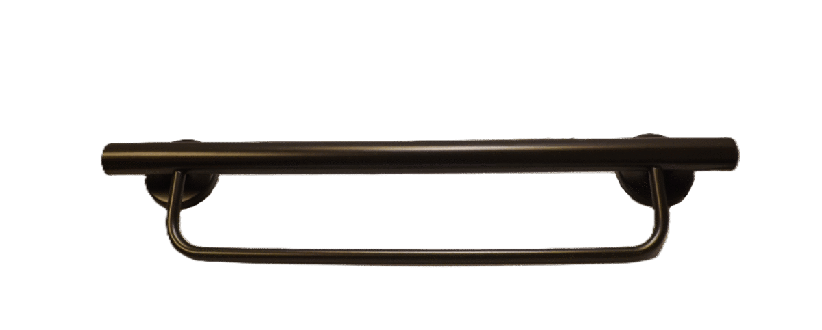 Linear grab bar with towel bar (Polished, Brushed, Bronze, Matte Black, Brushed Gold)