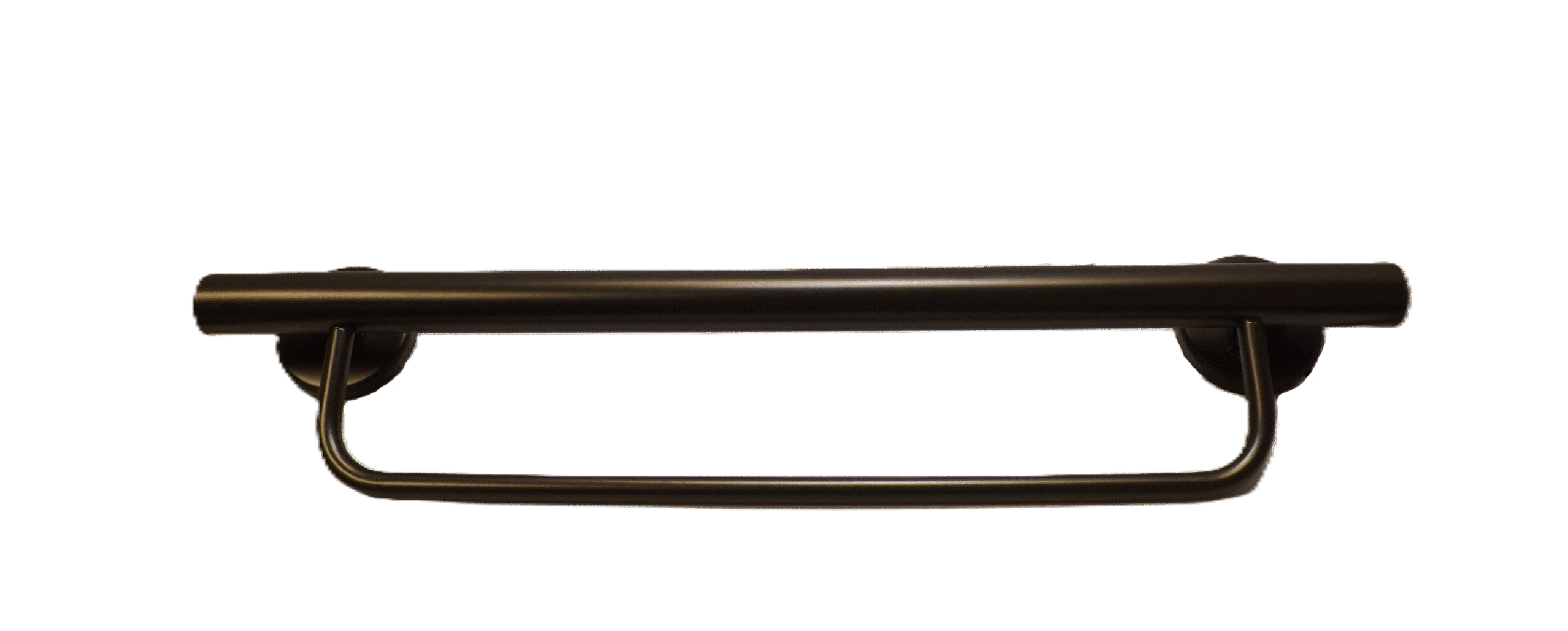 Linear grab bar with towel bar (Polished, Brushed, Bronze, Matte Black, Brushed Gold) - Image 4
