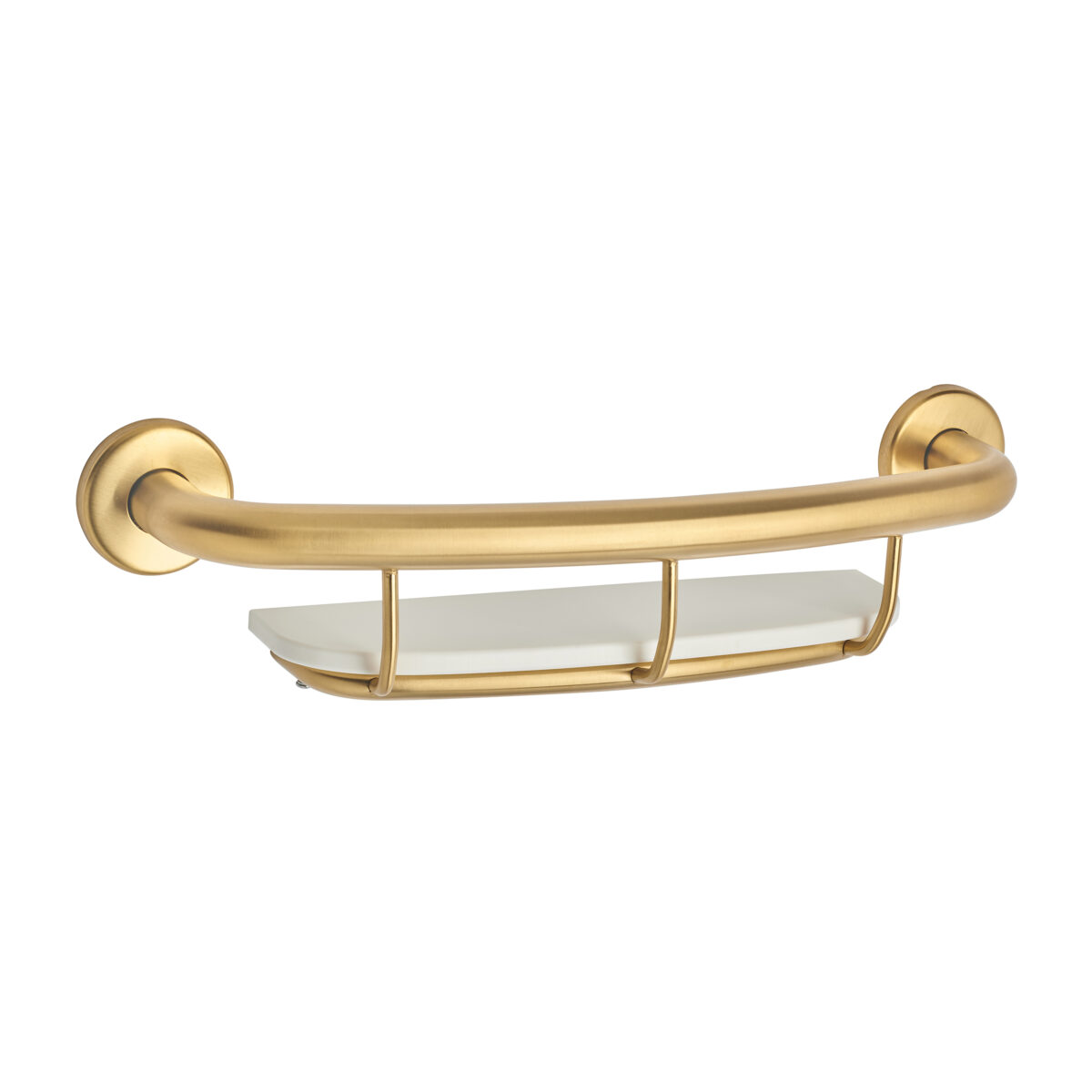 Shampoo shelf grab bar (Polished, Brushed, Bronze, Matte Black, Brushed Gold)
