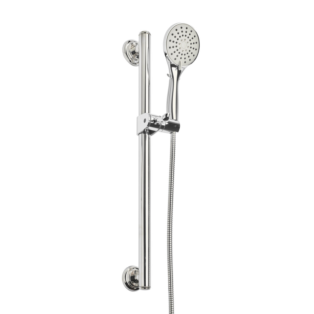 Traditional Linear 24inch hand shower kit in polished chrome Traditional Linear Grab Bar weight-bearing hand-shower kit